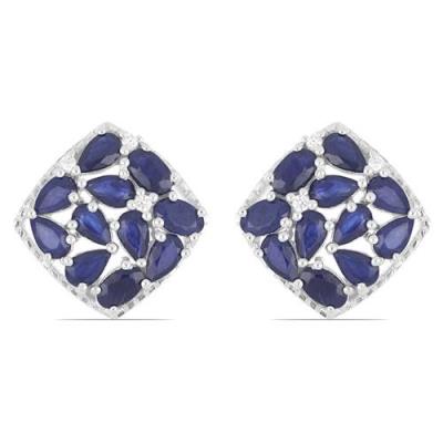 BUY NATURAL MULTI TOURMALINE GEMSTONE EARRINGS IN 925 SILVER